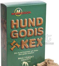 Magnusson Hund Godis Kex-skanėstai šunims su šviežia jautiena 500 g.